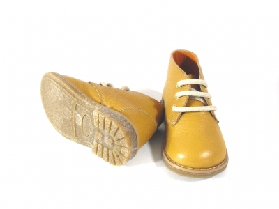 Ghete copii LM, cod 3G644, seria CREP, galben, piele naturala