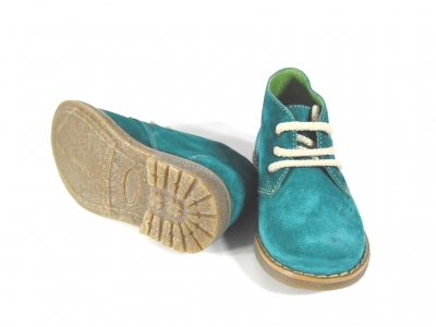 Ghete copii LM, cod 3G649, seria CREP, verde lime, piele naturala