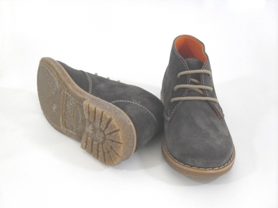 Ghete copii LM, cod 3G656, seria CREP, gri, piele naturala