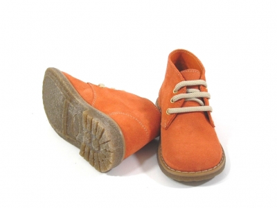 Ghete copii LM, cod 3G662, seria CREP, portocaliu, piele naturala