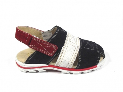 Sandale copii LM, cod 3S92, seria TOTTO, negru, piele naturala