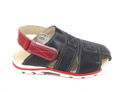 Sandale copii LM, cod 3S97, seria TOTTO, albastru, piele naturala