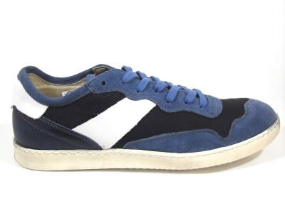 Pantofi sport barbati LM, cod 1A365, seria SPORE, albastru, piele naturala
