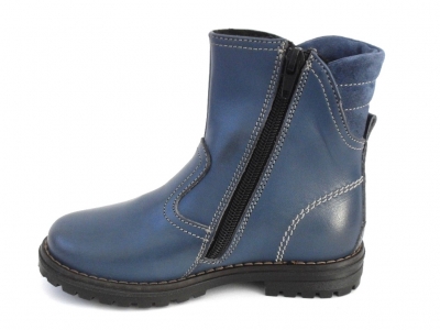Cizme copii LM, cod 3C142, seria STELA, albastru, piele naturala