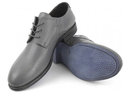 Pantofi barbati LM, cod 1P426, seria SALO, gri, piele naturala