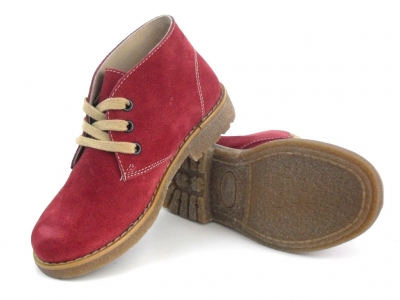 Ghete copii LM, cod 3G739, seria CREP, grena, piele naturala