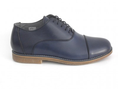 Pantofi barbati LM, cod 1P431, seria SPOSO, albastru, piele naturala