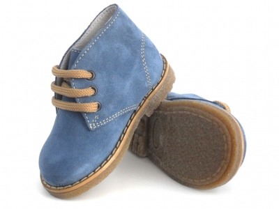 Ghete copii LM, cod 3G742, seria CREP, albastru, piele naturala