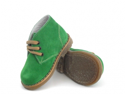 Ghete copii LM, cod 3G747, seria CREP, verde lime, piele naturala