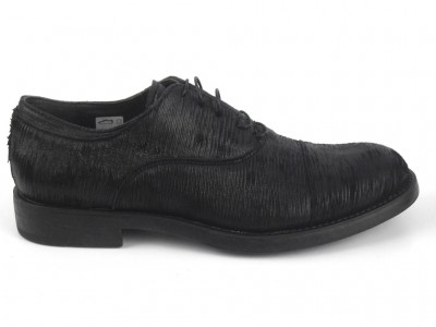 Pantofi barbati LM, cod 1P439, seria LUSSO COLLO, negru, piele naturala