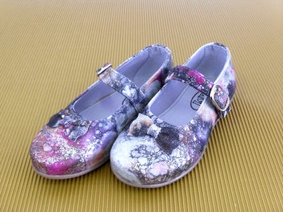 Pantofi copii fete LM, cod 6P120, seria CHERRY, multicolor, piele naturala