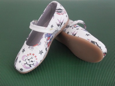 Pantofi copii fete LM, cod 6P129, seria CHERRY, multicolor, piele naturala
