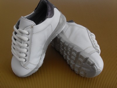 Pantofi sport copii LM, cod 3A296, seria ANDOS, alb, piele naturala