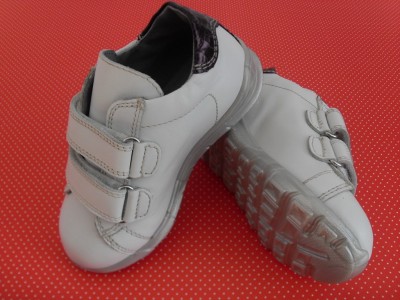 Pantofi sport copii LM, cod 3A300, seria ANDOS SKY, alb, piele naturala