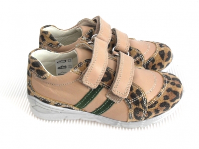 Pantofi sport copii fete LM, cod 6A43, seria KIDDY, multicolor, piele naturala