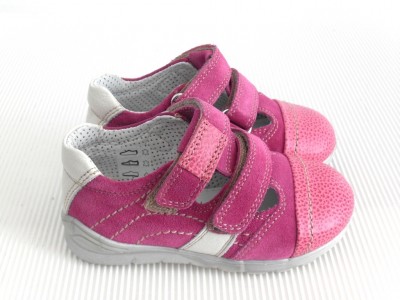 Pantofi sport copii fete LM, cod 6A46, seria SANDY, purpuriu, piele naturala