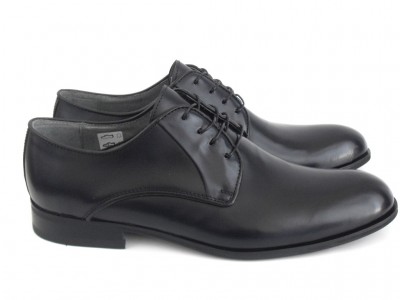 Pantofi barbati LM, cod 1P450, seria BART, negru, piele naturala