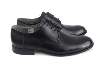 Pantofi barbati LM, cod 1P454, seria WAY, negru, piele naturala