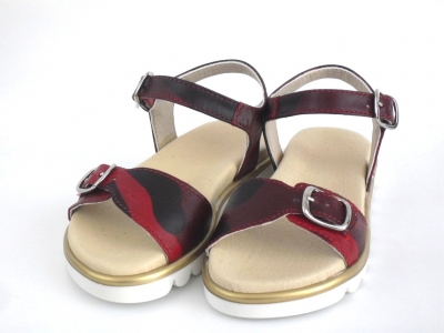 Sandale copii fete LM, cod 6S121, seria ELSA, multicolor, piele naturala