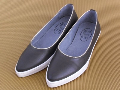 Pantofi femei LM, cod 2P286, seria PRINCESS, maro inchis, piele naturala