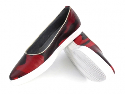 Pantofi femei LM, cod 2P287, seria PRINCESS, multicolor, piele naturala