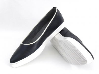 Pantofi femei LM, cod 2P288, seria PRINCESS, albastru, piele naturala