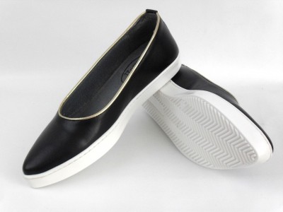 Pantofi femei LM, cod 2P289, seria PRINCESS, negru, piele naturala