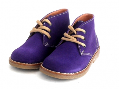 Ghete copii LM, cod 3G767, seria CREP, mov, piele naturala