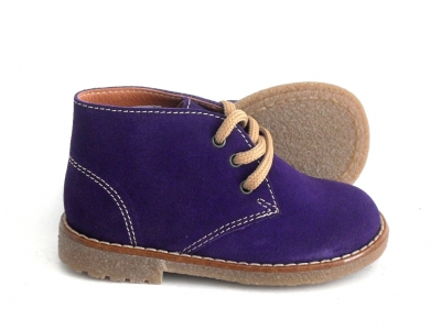 Ghete copii LM, cod 3G767, seria CREP, mov, piele naturala