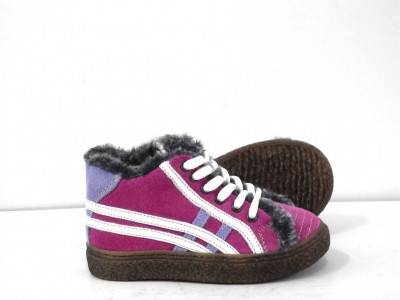 Ghete copii LM, cod 3G826, seria TRIP, mov, piele naturala