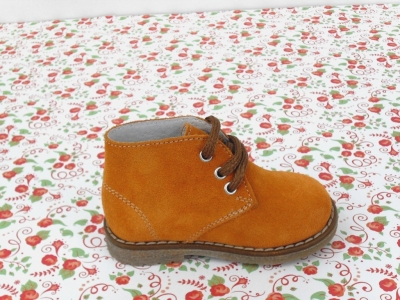 Ghete copii LM, cod 3G853, seria CREP, portocaliu, piele naturala