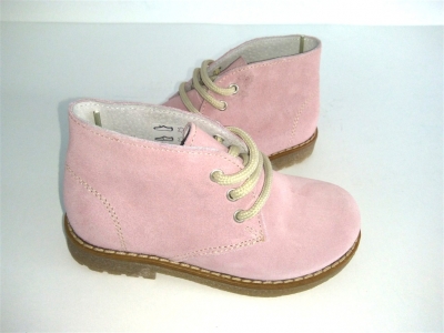 Ghete copii LM, cod 3G871, seria CREP, roz pal, piele naturala