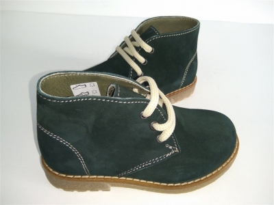 Ghete copii LM, cod 3G874, seria CREP, verde forest, piele naturala