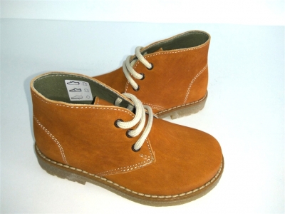 Ghete copii LM, cod 3G877, seria CREP, maro deschis, piele naturala