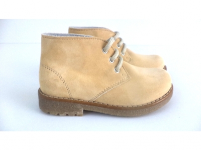 Ghete copii LM, cod 3G884, seria CREP, bej, piele naturala