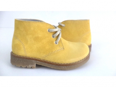 Ghete copii LM, cod 3G885, seria CREP, galben, piele naturala