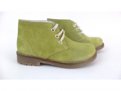 Ghete copii LM, cod 3G890, seria CREP, olive, piele naturala