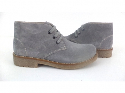 Ghete copii LM, cod 3G892, seria CREP, gri, piele naturala