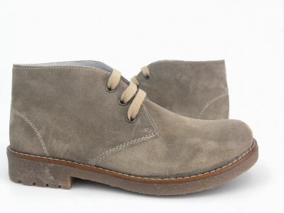Ghete femei LM, cod 2G632, seria CREP, bej, piele naturala