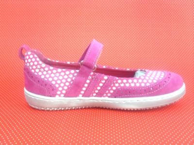 Pantofi copii fete LM, cod 6P182, seria KITTY, purpuriu, piele naturala