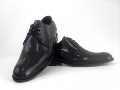 Pantofi barbati LM, cod 1P498, seria CLASS, negru, piele naturala