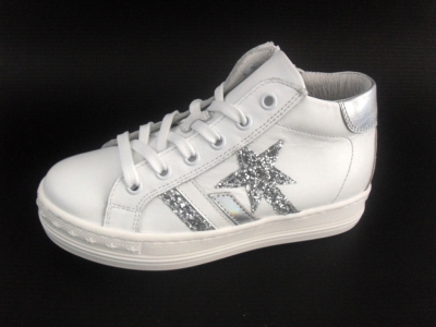 Pantofi sport copii LM, cod 3A369, seria MEGASTAR, alb