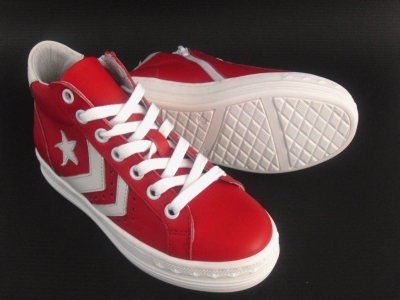 Pantofi sport copii LM, cod 3A371, seria MEGASTAR, rosu, piele naturala