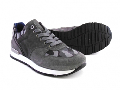 Pantofi sport femei LM, cod 2A241, seria NADIA, gri, piele naturala