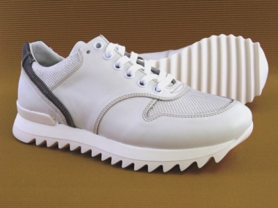 Pantofi sport femei LM, cod 2A247, seria NADIA, alb, piele naturala