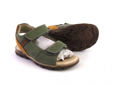 Sandale copii LM, cod 3S188, seria BERRY, gri, piele naturala