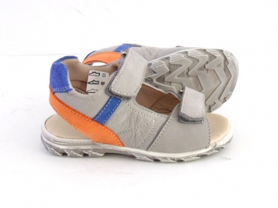 Sandale copii LM, cod 3S189, seria BERRY, gri deschis, piele naturala