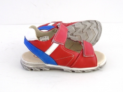 Sandale copii LM, cod 3S193, seria BERRY, rosu, piele naturala