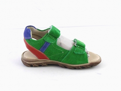 Sandale copii LM, cod 3S197, seria BERRY, verde lime, piele naturala