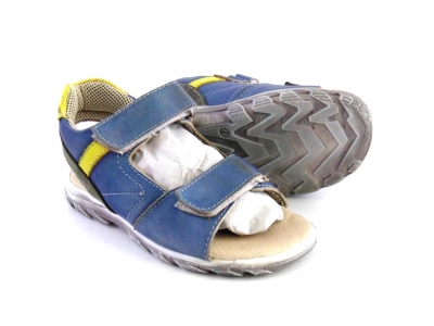 Sandale copii LM, cod 3S198, seria BERRY, albastru, piele naturala